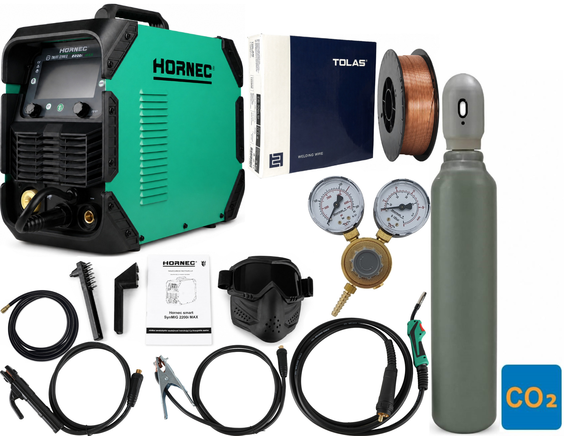 HORNEC smart SynMIG 2200i MAX komplektacija