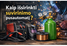 Kaip išsirinkti suvirinimo pusautomatį (MIG/MAG) - gidas pradedantiesiems ir profesionalams
